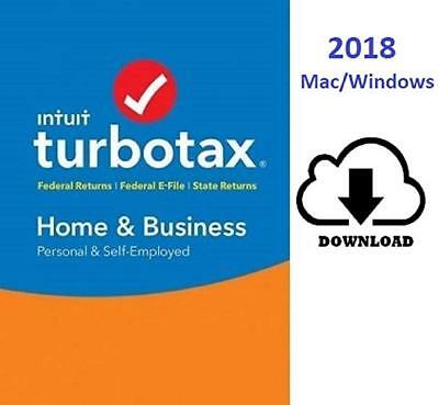 Intuit Turbotax Home & Business 2018 Mac Download